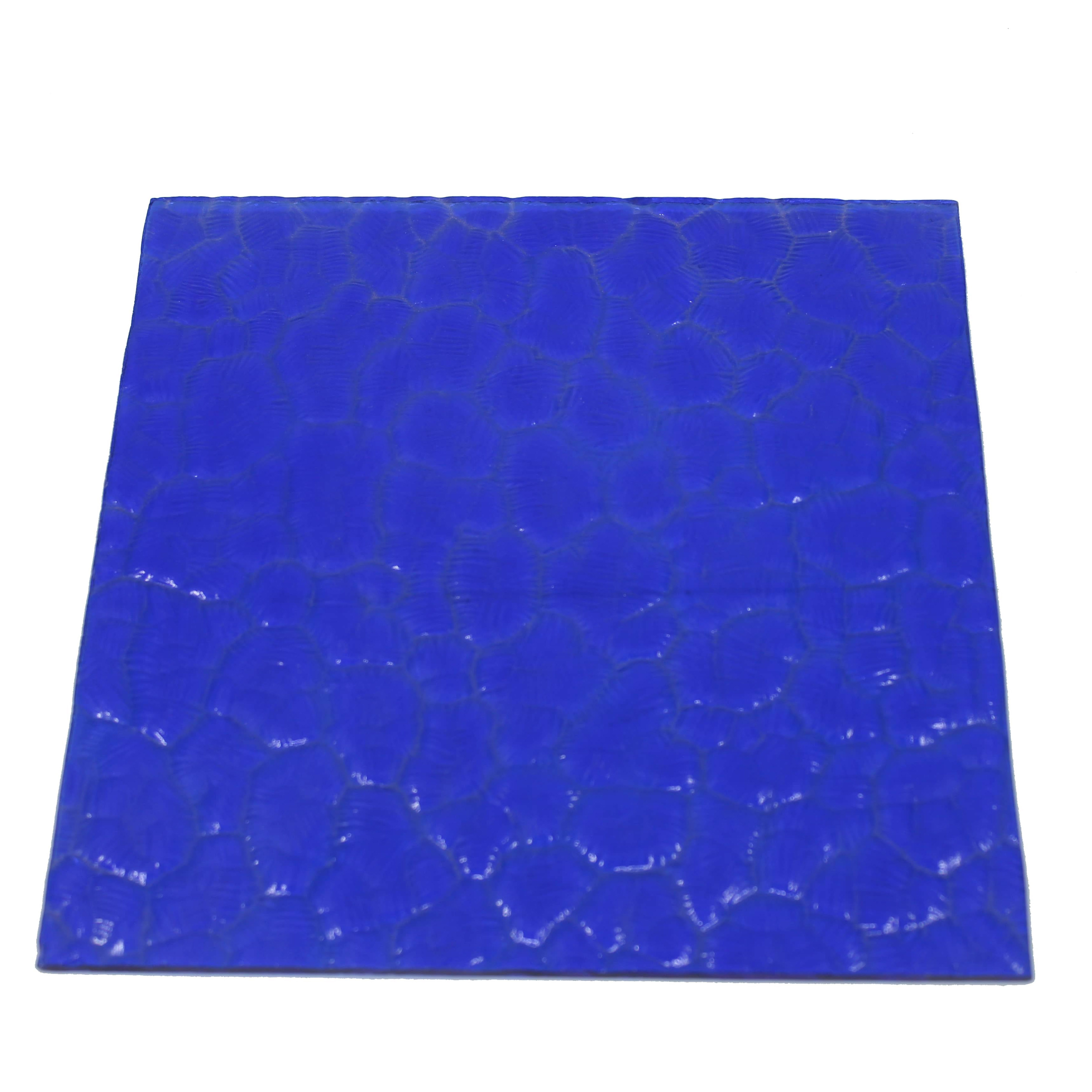 Buy 4mm Blue Ripple Figured Glass Online | Manufacturing Glass and Mirrors | Qetaat.com